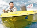 Water-baby Saif films dangerous stunt for <i>Race 2</i>