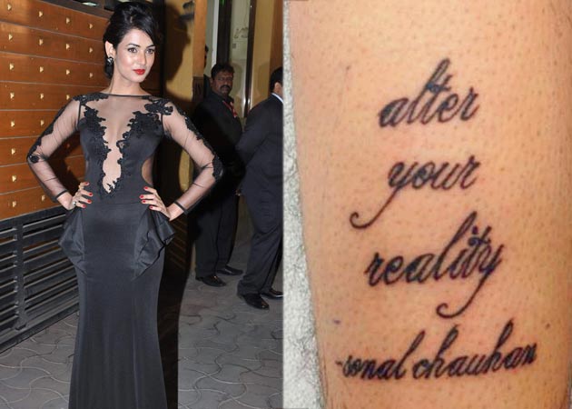 Sonal Chauhan's fan gets her name inked on his hand