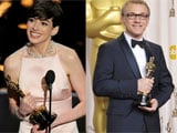 Anne Hathaway, Christoph Waltz, <i>Amour</i> win as Oscars share out the honours