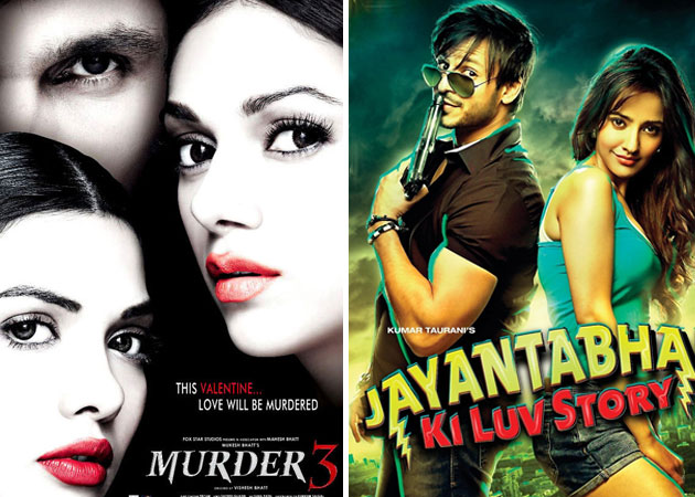 Today's big releases: <i>Murder 3</i> and <i>Jayantabhai Ki Love Story</i>