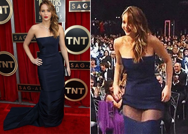 Jennifer Lawrence 'planned' wardrobe malfunction at SAG Awards 