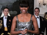 Oscars 2013: Michelle Obama announces <i>Argo</i>'s Best Picture win in silver Naeem Khan
