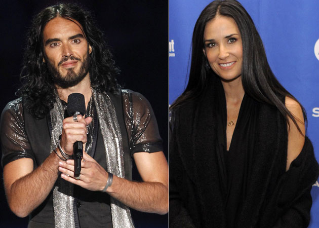 No romance, just yoga: Russell Brand on Demi Moore rumours