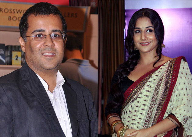 Why Chetan Bhagat named his novel's character after Vidya Balan