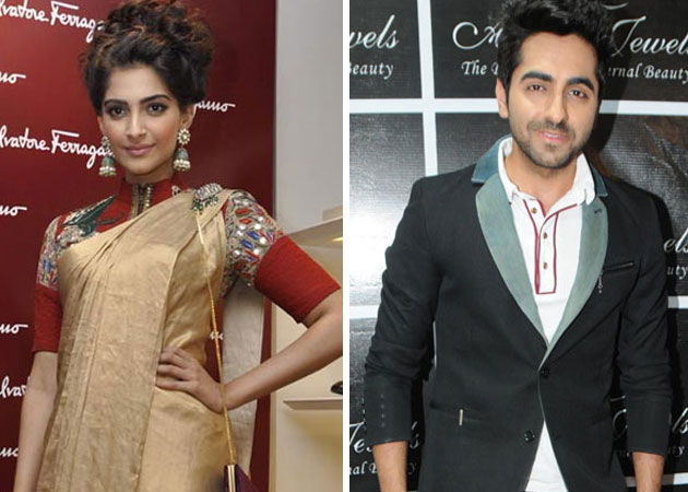 Sonam Kapoor, Ayushmann Khurrana are concert buddies