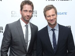 Aaron Eckhart: Gerard Butler is sexy Aaron Eckhart: Gerard Butler is sexy