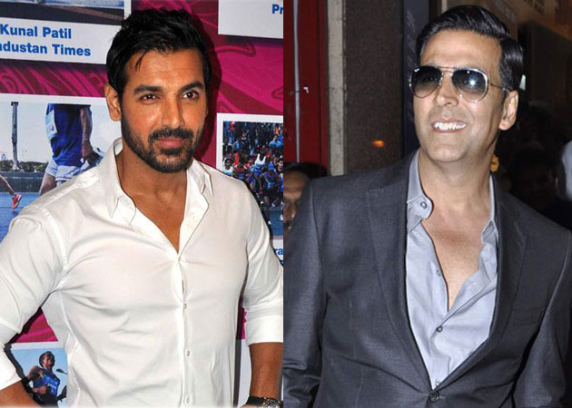 John Abraham signs <I>Welcome Back</i>, says Akshay Kumar happy for him