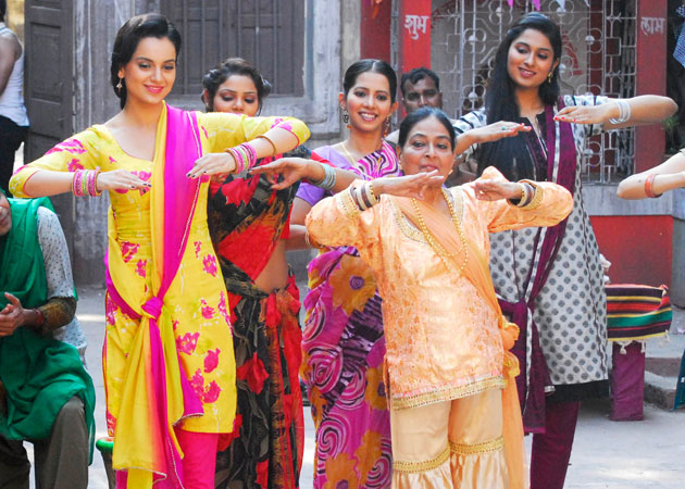 Kangana Ranaut was nervous about dancing with 81-year-old <I>lavani</i> artiste