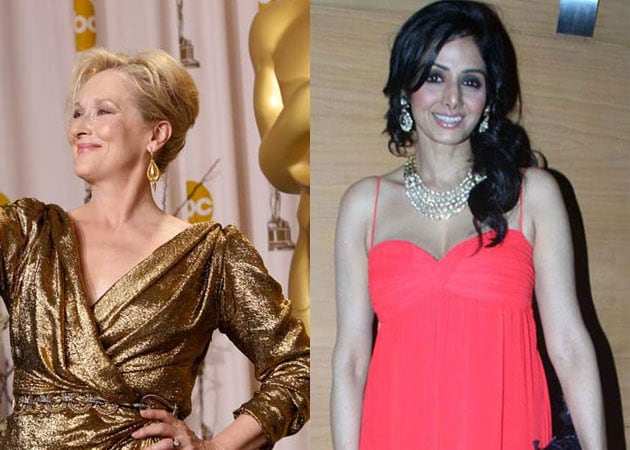 Sridevi: I am a big fan of Meryl Streep