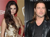 Selena Gomez hid under a table after meeting Brad Pitt