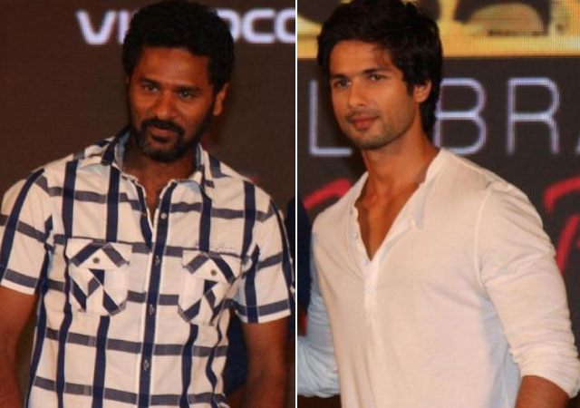 Prabhu Deva is Shahid Kapoor's new dance guru