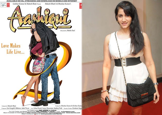 Who is that girl in Aashiqui 2 poster?