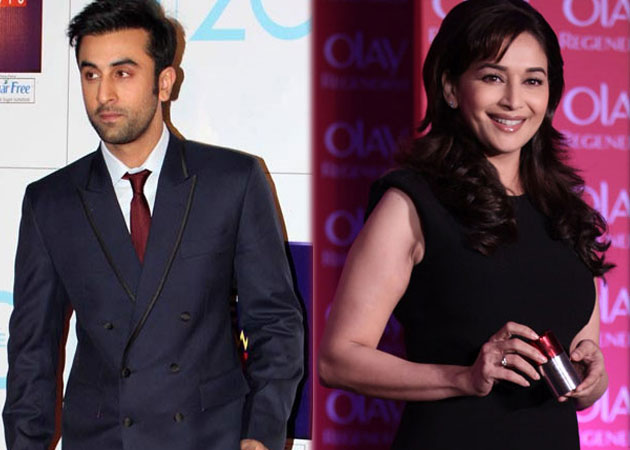 Ranbir Kapoor 'bribed' director to let him kiss Madhuri on the cheek