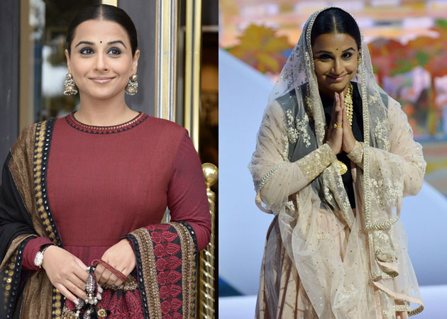 Cannes 2013: Vidya Balan blows a French kiss in Sabyasachi