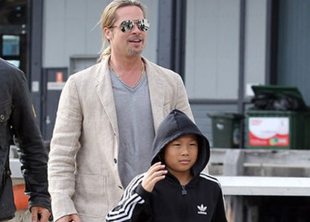 With Brad Pitt, son Pax on board a yacht named Ghost