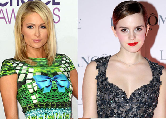 Paris Hilton's wardrobe shocks Emma Watson