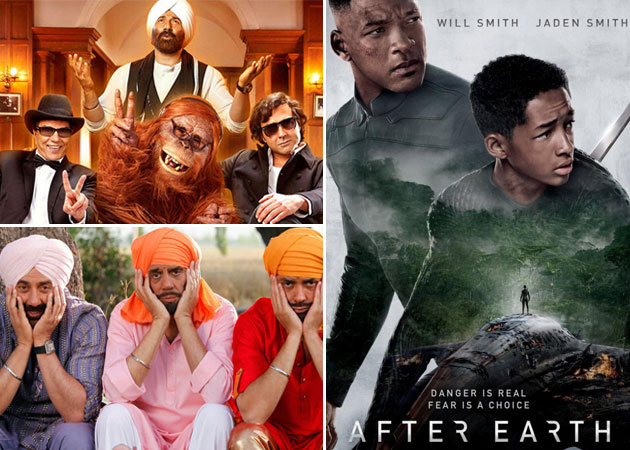 Today's big releases: <I>Yamla Pagla Deewana 2</I> and <I>After Earth</I>