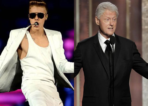 Justin Bieber apologises to Bill Clinton for abusing him