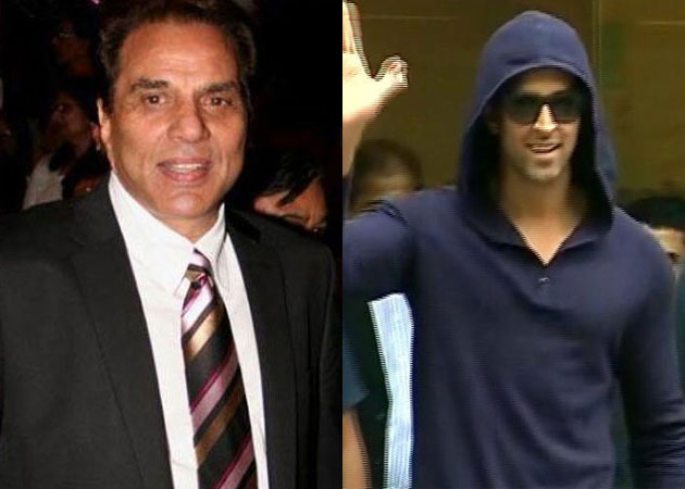Dharmendra asks Hrithik Roshan to be careful with stunts
