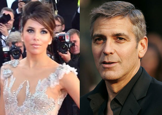 Eva Longoria denies dating George Clooney