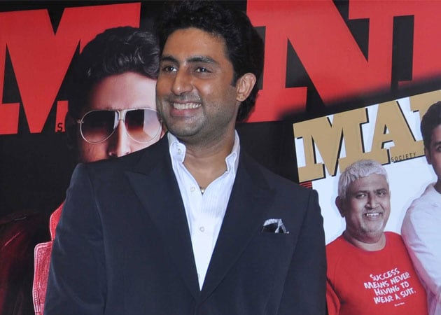 Abhishek Bachchan tries to be 'as good as' dad Amitabh Bachchan