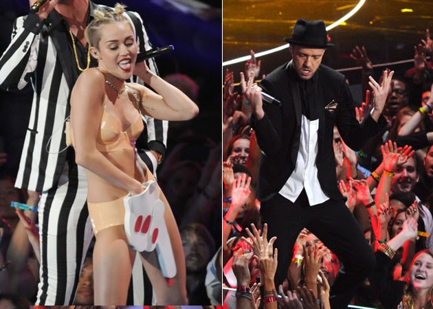 630px x 450px - Miley Cyrus, Justin Timberlake rock MTV Video Music Awards