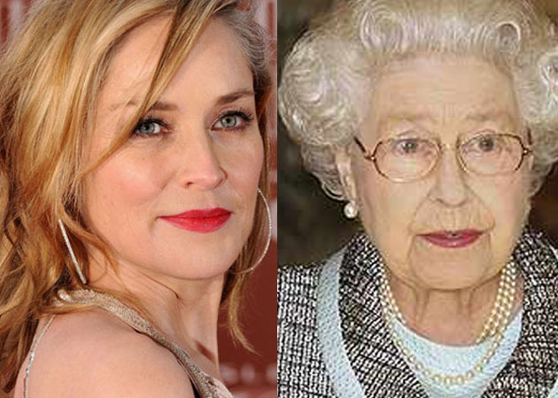 When Sharon Stone was left speechless in Queen Elizabeth's company