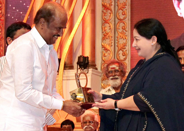 Jayalalithaa felicitates Tamil film legends at Indian cinema centenary celebrations