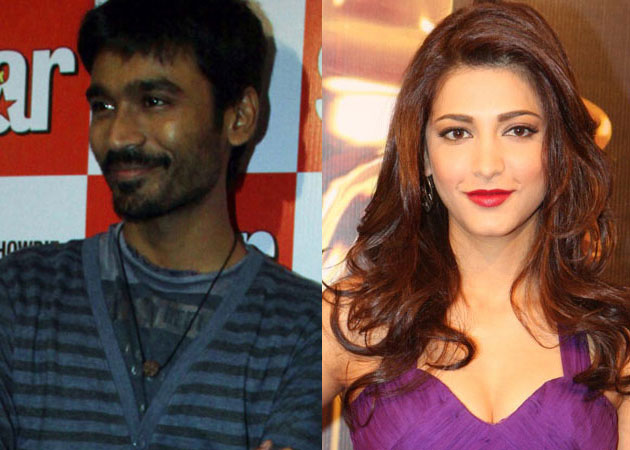 Dhanush, Shruti Haasan win top laurels at SIIMA awards