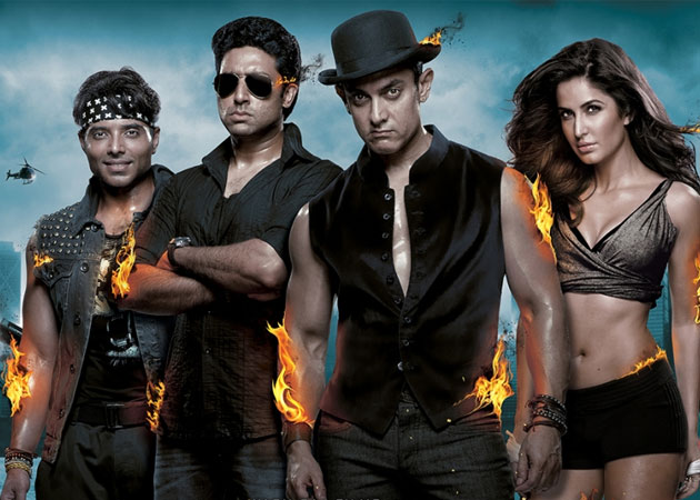 Aamir Khan,  the <i>Dhoom: 3</i> heroes and some high flying stunts