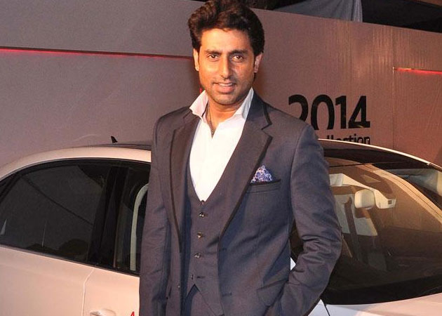 Abhishek Bachchan borrows a line from father Amitabh's film