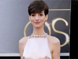 Anne Hathaway gets emotional at charity event