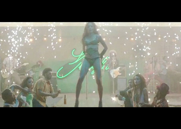 Freida Pinto stars as a stripper in racy music video