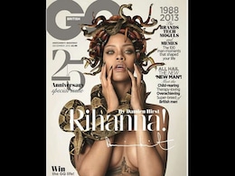 Rihanna poses naked with snakes for magazine cover Rihanna poses naked with snakes for magazine cover