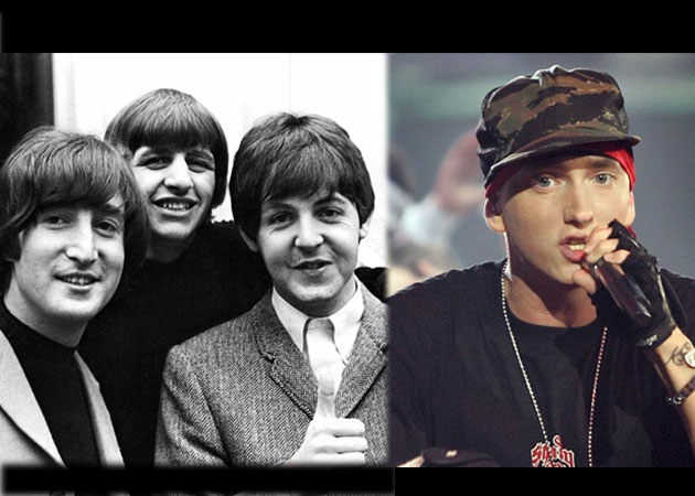 Eminem equals The Beatles' Billboard Hot 100 record