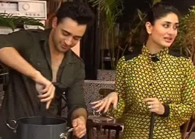 In the kitchen, Kareena Kapoor is the challenger, Imran Khan the king 