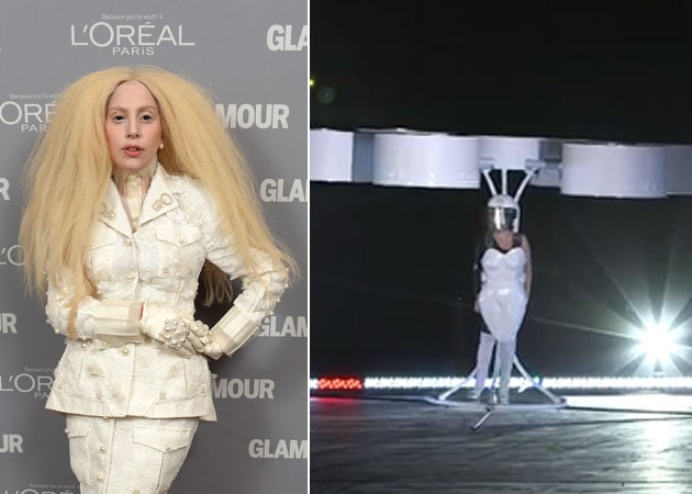 Lady Gaga's latest outrageous costume is a 'flying dress'