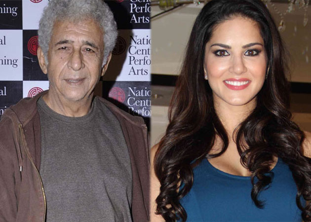 Naseeruddin Shah's rapport with crew impresses Sunny Leone  