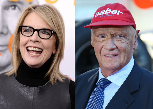 Diane Keaton, Formula 1 driver among Golden Globes surprises