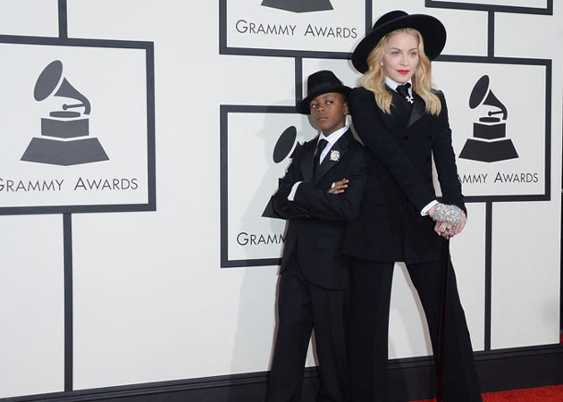 Madonna's son styled her for Grammys' red carpet