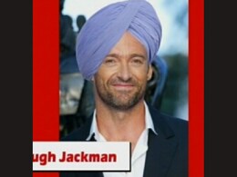 Hugh Jackman goes <i>desi</i>, wears turban Hugh Jackman goes <i>desi</i>, wears turban