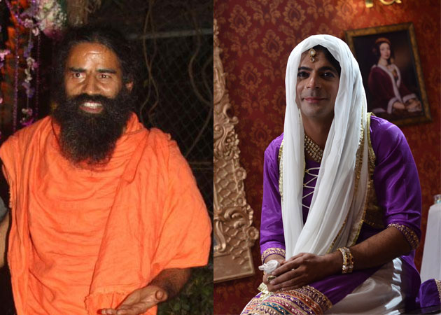 Baba Ramdev on Sunil Grover's show <i>Mad in India</i>