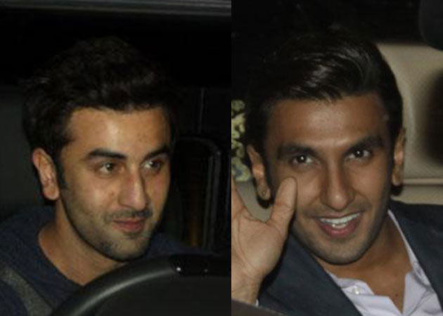 Ranveer Singh bonds with Ranbir Kapoor