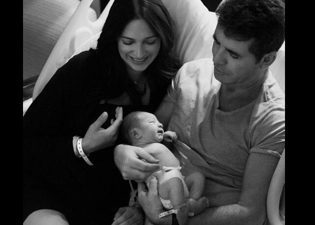 Simon Cowell, Lauren Silverman head home with baby Eric