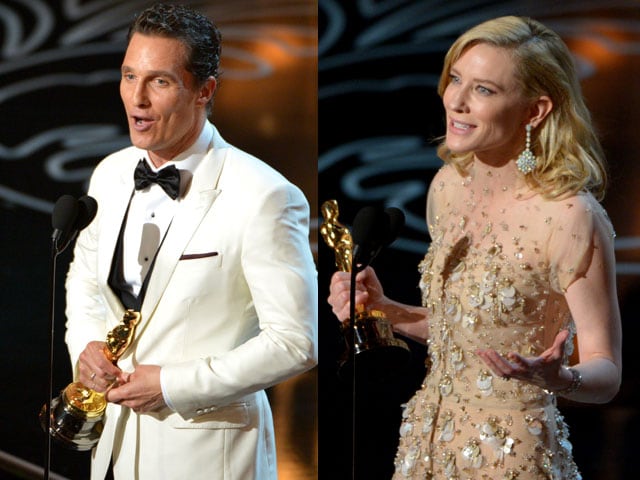  Oscars 2014: 12 Years A Slave, Cate Blanchett, Matthew McConaughey win top honours