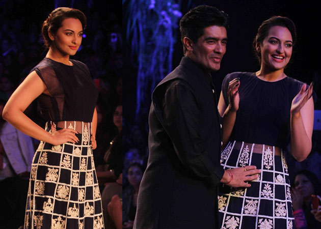 Sonakshi Sinha ends Manish Malhotra's show with a bang at Lakme Fashion Week