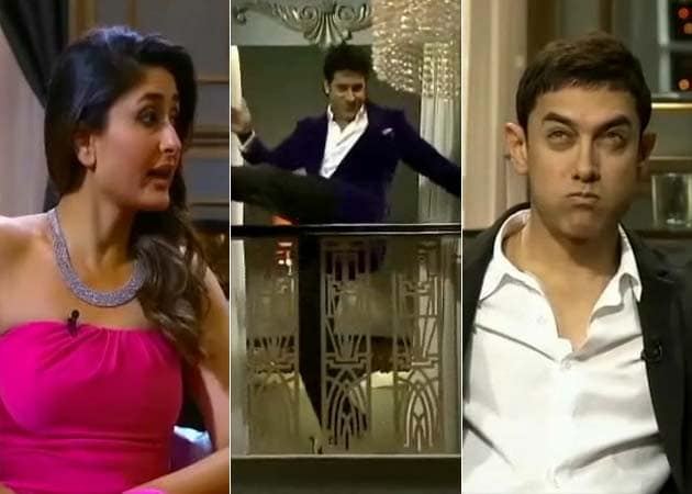  Kareena, Nargis, Freida, Kajol, Abhishek and Khans star in Koffee bloopers