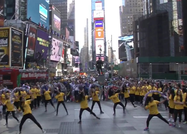 IIFA begins early with Bollywood flash mob in Times Square