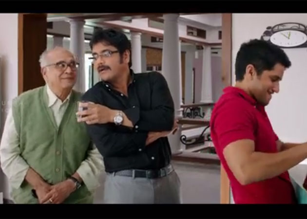 Nagarjuna's Akkineni clan unites in <i>Manam</i> trailer