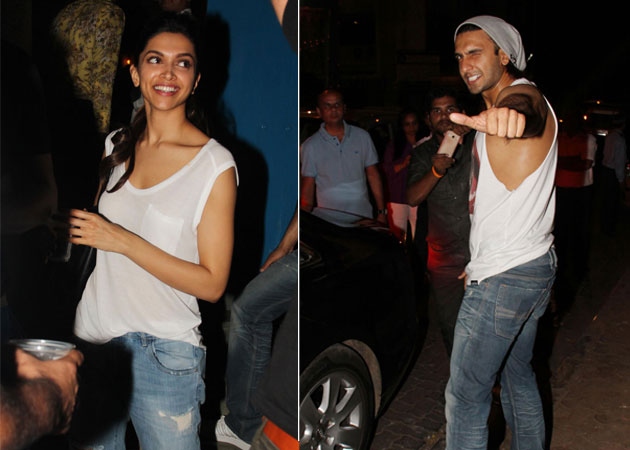 Deepika Padukone, Ranveer Singh wear matching outfits on dinner date